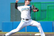 日ハム長谷川、渡邉に被弾も3回6奪三振の力投