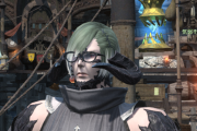 【FF14】グラアプデ後のキャラクター、眼鏡をかけると影が落ちて年寄り顔になってしまう・・・