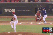 【広島対中日25回戦】中日・堂上直倫、広島・ジョンソンから第12号2ランホームラン！リードを3点に広げる！！！