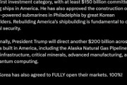 米韓関税交渉妥結ひと晩明けて「もう齟齬が出てる」⇒ ラトニック商務長官「韓国が100％市場を開放するってよ」
