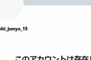 【悲報】西純矢さん、Twitterアカウント削除
