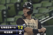 【vs西武】日ハム、9回に中島と鶴岡の連続タイムリーでダメ押し！