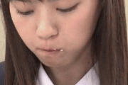 【GIF】好きになった女の子がこんな食い方してたらどうする？