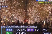 【悲報】忘年会シーズンの金曜夜、都心の人出が3割増に…自分だけは大丈夫だと思ってる奴多すぎない？