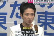 【都知事選】蓮舫、まさかの惨敗に涙も…選対幹部「何が原因かよくわからない」