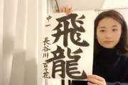 【朗報】 チーム8 福島代表・長谷川百々花ちゃんの書道が師範レベルw w w w w w w w