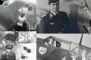 ドイツ空軍はメッサーシュミット戦闘機にミッキーマウス描いて飛んでた！