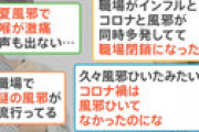 インフルやコロナではない「謎の風邪」が流行りだす 「職場で咳が止まらない人がたくさん」 その真相は・・
