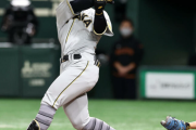 【阪神】ドラ６豊田寛、１軍昇格初打席は空振り三振　巨人ルーキー赤星のフォークに空を切る