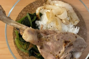 EN勢の肉料理に、ニュイさんの落ち着いた和食