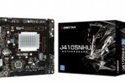 CPU搭載のファンレスMini-ITXマザーボード「J4105NHU」がBIOSTARから登場