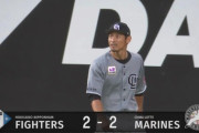 ロッテ、また守備ミス…外野フライで藤原と荻野どちらも取れず同点