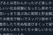 元NMBメンバー「アイドル辞めてから水商売で稼いでスッパリ辞めてプチ整形したり死ぬ程遊びまくって留学もできた」