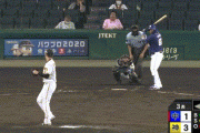 【阪神ご自慢】中日・ビシエド、阪神・岩貞から第9号ソロホームラン！1点差に詰め寄る！！！！！【阪神対中日6回戦】