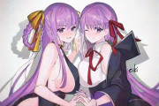 【FGO】BBちゃん＆BBドバイちゃんイラスト！！　二人とも可愛いです！！