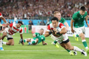 ラグビーＷ杯、日本が世界ランキング1位のアイルランドに勝利