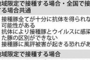 日本政府、豚コレラのワクチン接種を検討ｗｗｗｗｗｗ
