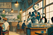 【すごい】時給92円? 飲食店の猫型配膳ロボ、次はペンギン型で高級店狙い