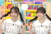 【乃木坂46】菅原が黒髪にイメチェン！菅原咲月＆弓木奈於、"お揃いツインテール"で『ラヴィット！』登場！！！