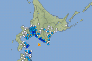 北海道・青森で最大震度3の地震発生 M4.9 震源地は浦河沖 深さ約60km