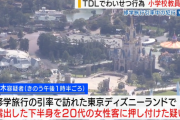 【事件】ディズニーランドで修学旅行の先生が大暴れ！？下半身トラブルで逮捕劇！