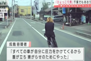 【あおり運転】例の自転車ひょっこり男さん、千葉でトラックの前に3回飛び出した件で追送検される