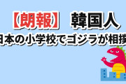 【朗報】韓国人「日本の小学校で、ゴジラが相撲を取ってる…」