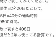 副業の神「毎日通勤に30分かけると1年で408日も無駄にしてることになります」