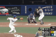 阪神　マルテ、タイムリーヒットで1点返す