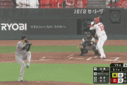 【阪神】1回裏 西勇輝、マクブルームに先制タイムリー打たれる。