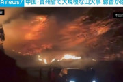 中国の山火事は半端ない…北海道一つ分の範囲で火災確認