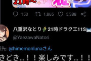 Vtuber 【八重沢なとり】フブキの70万人にオメリプやルーナにリプを送ったり…ホロライブにこないか？