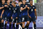 韓国人「サッカー日本五輪代表チームがパリ五輪初試合で新しいアジア記録を打ち立てる！」パラグアイ5-0で大破した日本　韓国の反応