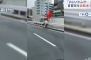 「チャリで来た」爺が自転車で首都高を爆走