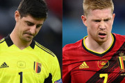 【EURO2020】クルトワとデ・ブライネが失点シーンを反省　「先制点を簡単に与えてしまった」