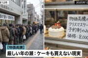 母さん「お金がなくてクリスマスケーキが用意できないわ、どうしよう(泣)」生活困窮者に厳しい年の瀬が到来！