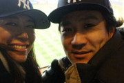今季0勝の田中将大さん、ヤンキースタジアムで夫婦でWS観戦