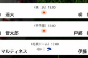 【8/4順位スレ】巨=====燕星-//-虎==鯉=竜