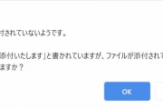 人間「ファイル添付して送信っと……」Gmail「…………?? ??」