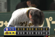 阪神、自力優勝消滅で甲子園に怒号　54試合で13度目の完封負け