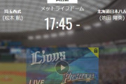 【試合実況】西武スタメン 先発:松本航（2021.8.27）