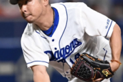 中日・谷元圭介、大野奨太が引退試合で涙　スタンドからは古巣の日本ハム上沢、加藤貴、郡司らが立ち上がって声援