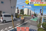 「時間ないってば！うるさいな」警察に逆ギレする女性…踏切を自転車で強行突破　危険走行に“赤切符”続出