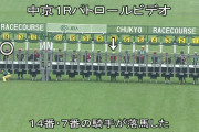 【競馬】中京1R障害戦のテロのような落馬がひどい