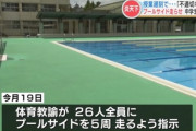 体育教諭、遅刻した生徒がいたので連帯責任でクラス全員に炎天下のプールサイドを走らせる → 21人が足の裏に火傷　熊本