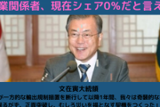 【輸出管理】文在寅大統領「我々は奇襲的な措置に揺るがず、正面突破した」⇒企業関係者、現在シェア0％だと言えずｗｗｗ