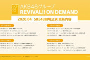 4月公開分のSKE48劇場公演はこちら！