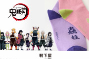 靴脱いだらわかるやつ「鬼滅×靴下屋」柱イメージの靴下9種、惡鬼滅殺&柱名がポイント！