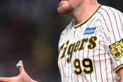 阪神・ビーズリーが初先発で4回1失点の粘投　79球で2番手・島本にバトンタッチ