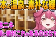 【ホロEN】ラオーラ、日本の温泉になぜかあれが置いてある理由をJPニキに尋ねる